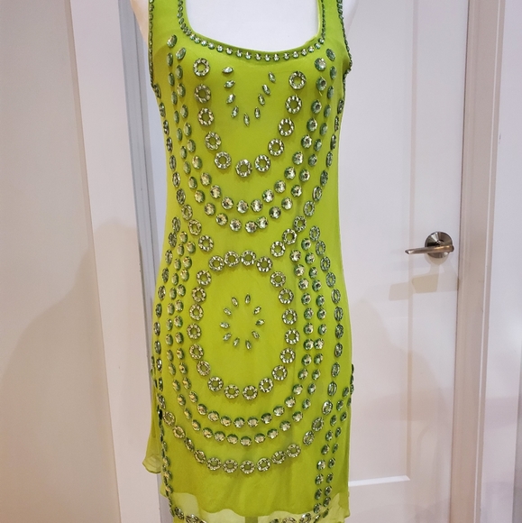Lime Green BCBG dress - Picture 1 of 4
